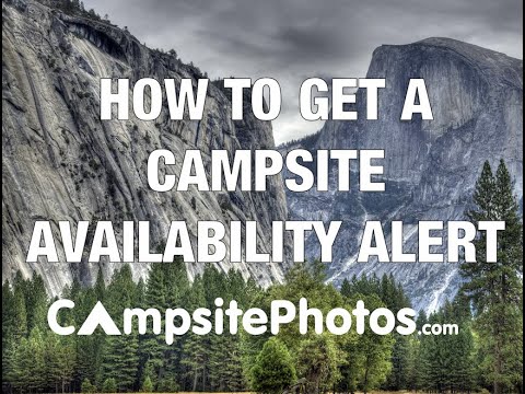 How To Get A Campsite Availability Alert With Campsite Assist - YouTube