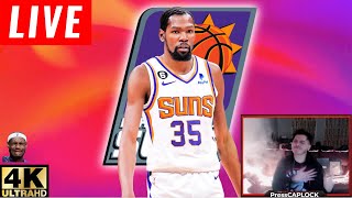 Kevin Durant Fan LIVE REACTION TO HIM being TRADED to Phoenix Suns 🤯