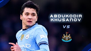 Abdukodir Khusanov vs Newcastle United | Khusanov played a full game for the first time for City