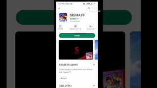 Sigma Game Download From playstore 🤩|| free fire lite download from playstore ||#sigma #ff #shorts