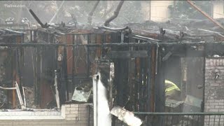Fire rips through DeKalb apartment building