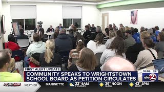 'We've divided this community in half': Wrightstown community speaks out about school board recal...