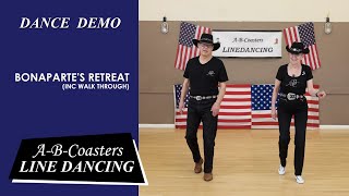 BONAPARTE'S RETREAT - Line Dance Demo & Walk Through