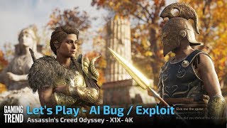 Assassin's Creed Odyssey - AI Bug - X1X 4K [Gaming Trend]