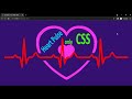 Pulsing Heart with only   CSS     ||     Heart Beat     ||     Heart Pulse