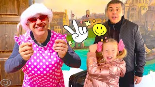 Nastya and a family trip to her grandmother’s home | Travel with kids