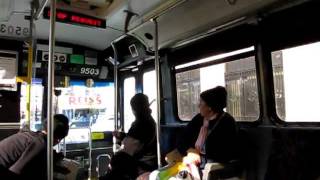 NJT Neoplan AN459 #9503 on the 159 to Fort Lee (Inside, 1/2)