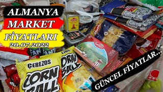 ALMANYA'DA MARKET ALIŞVERİŞİ 🛒 Güncel Market Fiyatları! | 20, 07, 2022