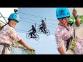 மரண பயத்தை காட்டிட்டாங்க மாறா - Zipcycling Thrilling Experience