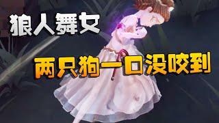 第五人格：狼人舞女！两只狗一口没咬到！什么鬼 | Identity V | アイデンティティV