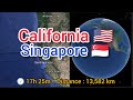 San Francisco to Singapore: Explore the Flight Route