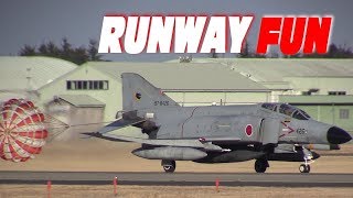 F-4 Phantom Hyakuri Airbase 301SQ Landing 3rd Mission 百里基地JASDF