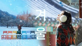 구미 금오산 영화같은 눈꽃 겨울여행❄️ 화로 고구마를 노리는 고양이