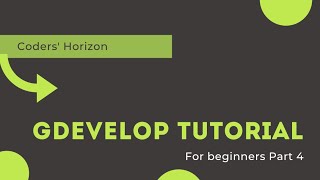 Gdevelop tutorial for beginners part 4 |How to change scene using sprites|make buttons in gdevelop
