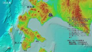 南西北海道の活火山 400年噴火史