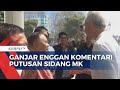 Ditanya Putusan MK Terkait Batas Usia Capres-Cawapres, Ganjar Enggan Beri Komentar