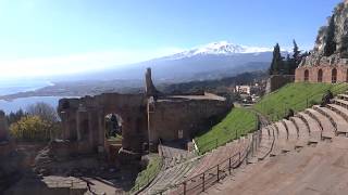 OurTour at the Greek / Roman Theatre Taormina, Sicily, Italy