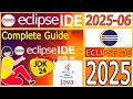 How to install Eclipse IDE 2025-06 with Java JDK 24 on Windows 11 [2025 Update] Java Programming