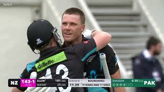 Record innings in Dunedin | T20I 3 | BLACKCAPS v Pakistan | University of Otago