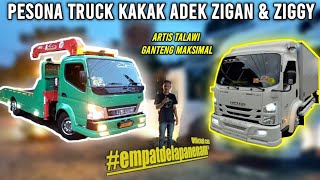 PESONA TRUCK GANTENG ADEK KAKAK MR ZIGAN \u0026 MR ZIGGY || EMPATDELAPANENAM OFFICIAL CAR