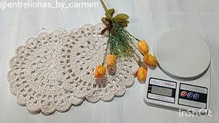 🍵🍵🍵SOUSPLAT/TOALHINHA DE CHÁ🍵🍵🍵PAP Completo#entrelinhasbycarmen #crochefacil #ateliedecroche