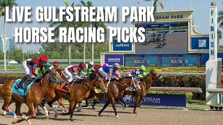 Live Gulfstream Park Horse Racing Picks