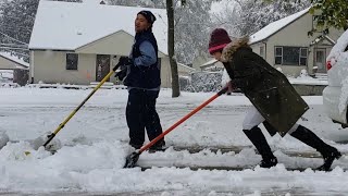 thawj kob Snow nyob Minnesota 2020