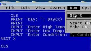 QBasic Tutorial 16 - Parallel Arrays - QB64