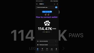 How to connect solana or ton wallet to Paws 🐾 airdrop TGE ,