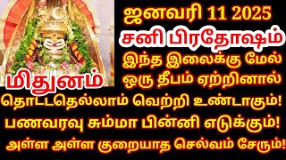 Jan 11 சனி பிரதோஷம் இந்த இலைக்கு மேல் தீபம் ஏற்றுங்கள்! #sani pradosham |#mithunam