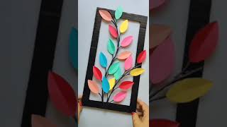 Beautiful paper wall hanging // My Instagram viral video... #shorts #papercraft
