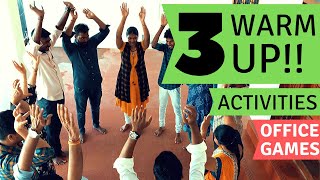 3 warm up activities before team building session | Team building games