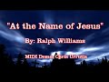 At the Name of Jesus - Ralph Williams