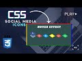 Social Media Icons Hover Effect Using Only || HTML & CSS Tutorial