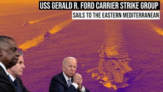 #USSGeraldRFord  #CarrierStrikeGroup sent to support #Israel !