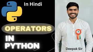 Operators in Python Hindi | python tutorial | python for beginners | part 3