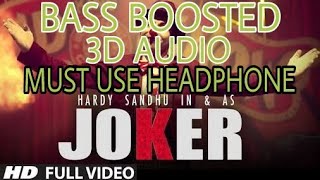 Joker 3D Sound (Bass boosted) || Bass boosted Songs