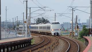 明峰駅　エリーゼのために新音源　683系0番台＋681系4000番台サンダーバード通過