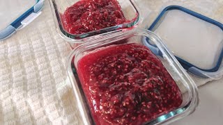 Homemade Raspberry Jam || ਘਰ ਬਣਾਓ ਰਸਭਰੀ ਜੈਮ