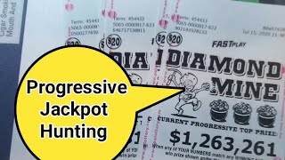 Progressive Jackpot Hunting. Diamond Mine 💎. Fast Play Tickets