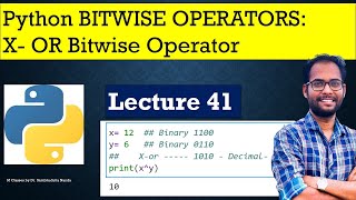 Python for beginners || BITWISE OPERATOR || X-OR Operator