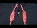 Ave Craft: How to Tie Hoodie Strings for beginners. Hoodie knots - single strand braid tutorial.