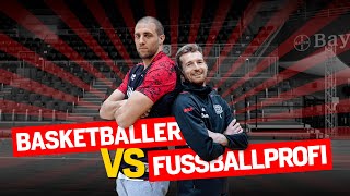 Fußball-Profi 🆚 Basketballer – Wer gewinnt die Freiwurf-Challenge? | Bayer Sports Family-Duell