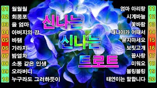 신나는 신나는 트로트 KPOP (TROT) PLAYLIST 💙 ( 꽃길.상사화.여인의 눈물.회룡포.바람길)