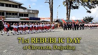 71st Republic Day at Chowrasta, Darjeeling