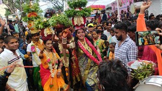 Jogini Nethra Bonam at Balkampet yellamma kalyanam 2021 | Balkampet yellamma Laggam | 2021