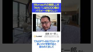 Microsoftの独自LLM「MAI-1」は5000億のパラメータ数らしい #AI #Microsoft #shorts