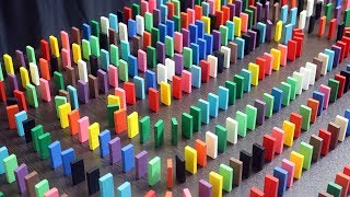 Dominoes Fall ASMR Relaxing | Oddly Satisfying Video