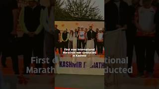 First Ever International Marathon in Kashmir 2024 | Omar Abdullah and Sunil Shetty Together