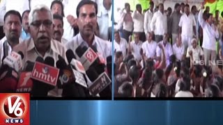 TJAC Chairman Kodandaram Supports Leaders Protest Demanding To Make Mogiligidda as Mandal | V6